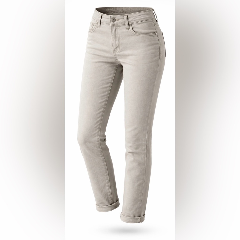 Jessica Simpson Olive Green Rolled Crop Skinny Jeans